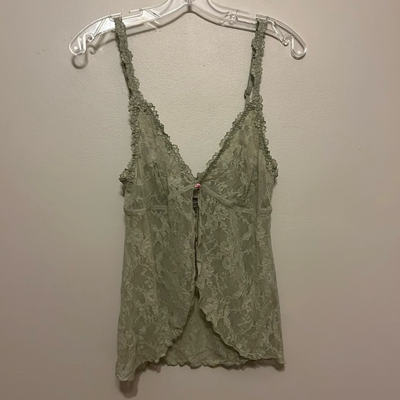 NWT SKIMS Stretch lace babydoll top talc lingerie intimates - Picture 5 of 7